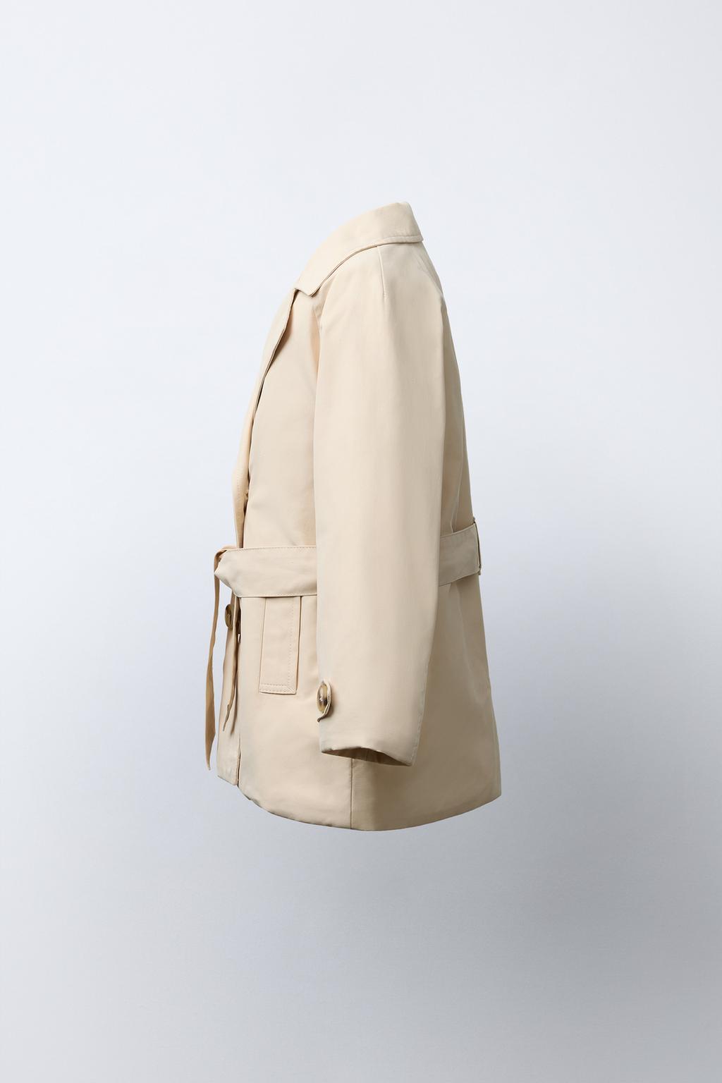 УТЕПЛЕННЫЙ ТРЕНЧ С ПОЯСОМ