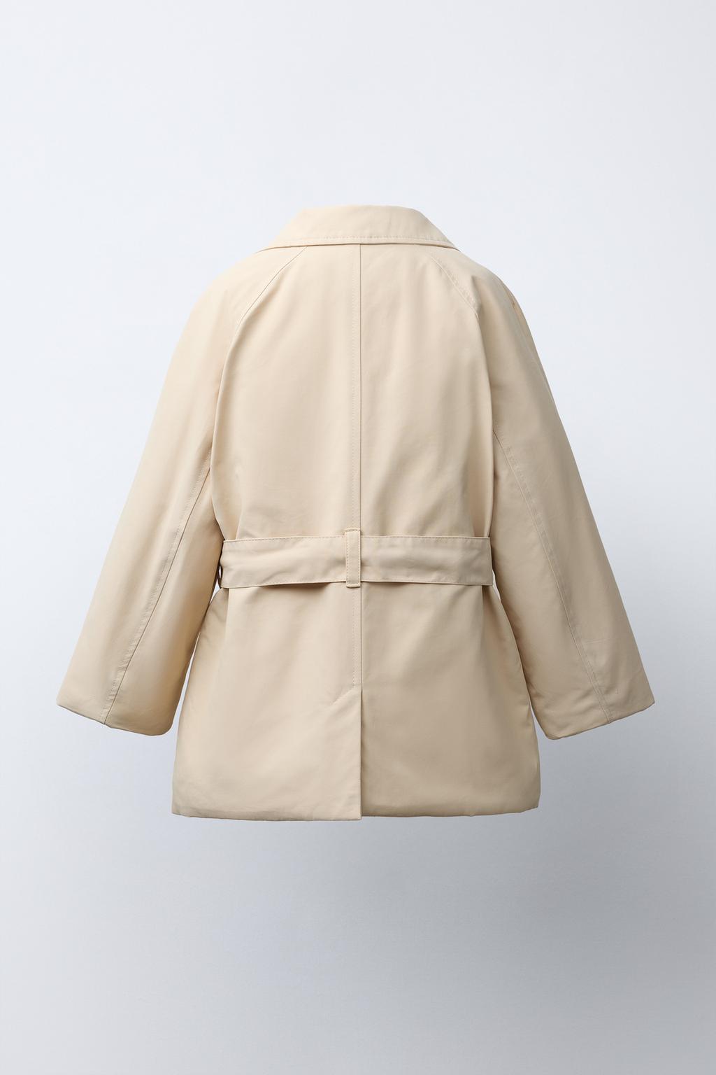 УТЕПЛЕННЫЙ ТРЕНЧ С ПОЯСОМ