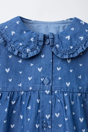 Платье и джинсовые трусы с сердечками- Заказать в России