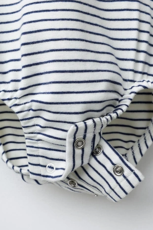 Комплект из боди и легинсов в полоску с принтом «щенки»- Заказать в России