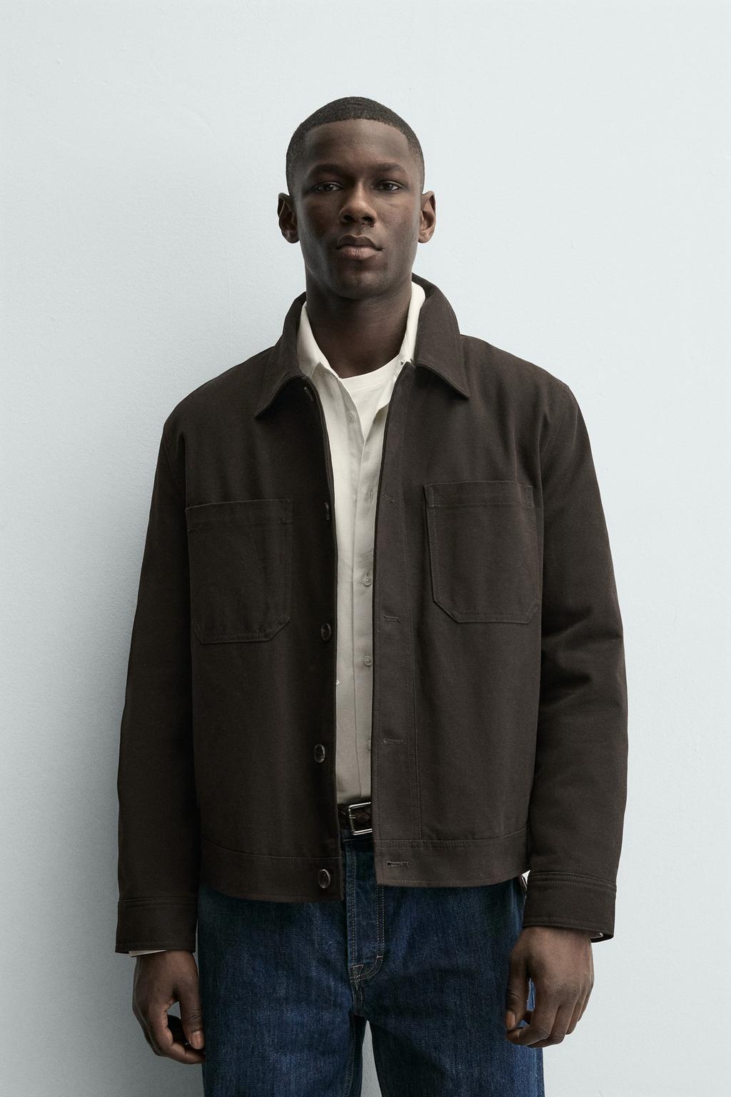 СТЕГАНАЯ КУРТКА-РУБАШКА С КАРМАНАМИ