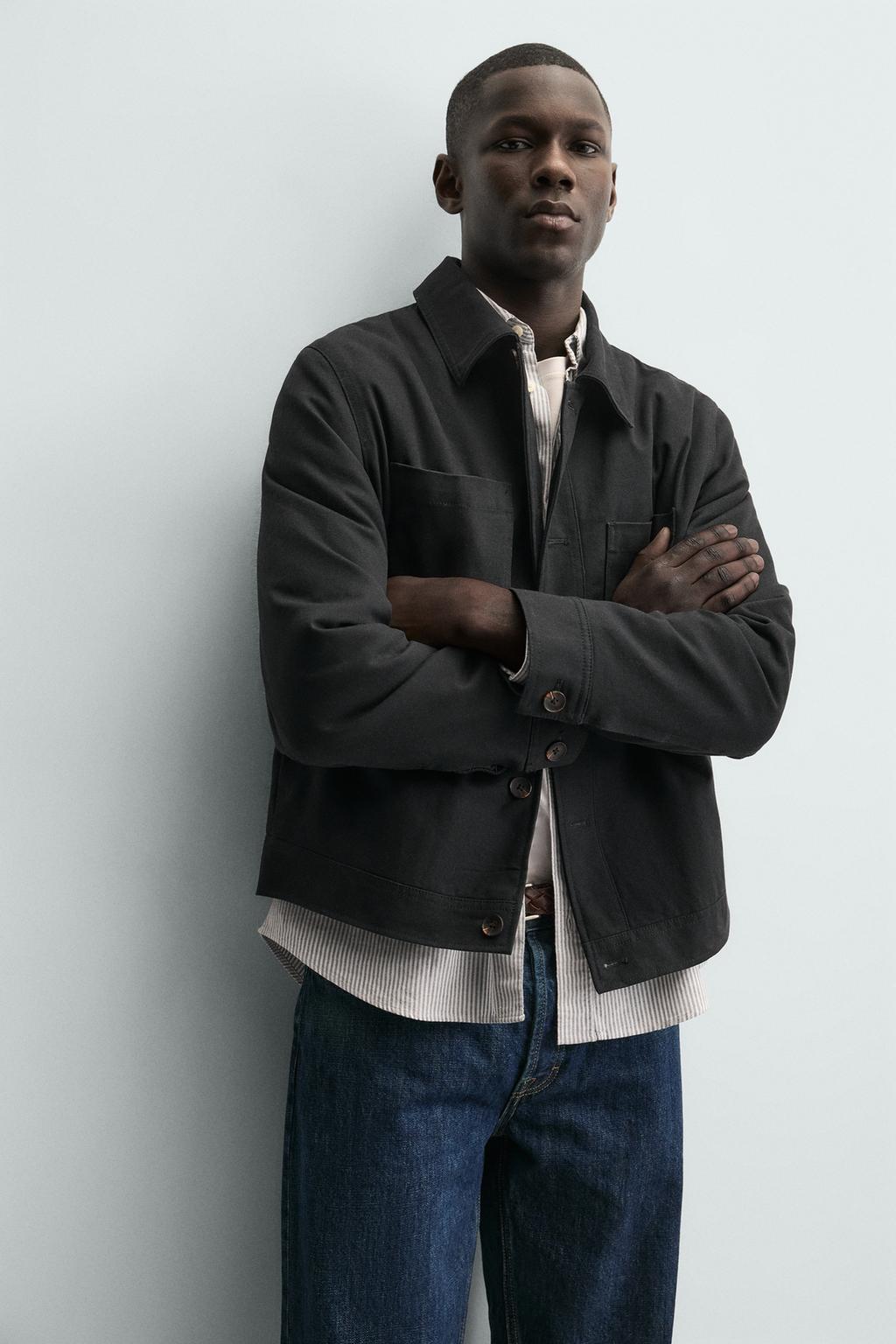 СТЕГАНАЯ КУРТКА-РУБАШКА С КАРМАНАМИ