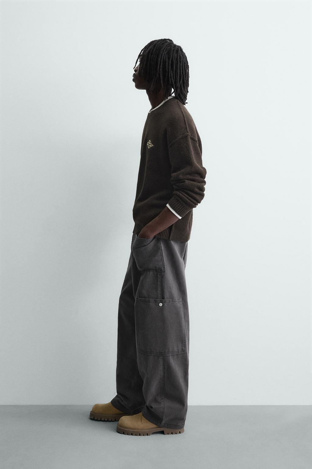 ЖАККАРДОВЫЙ СВИТЕР С НАДПИСЬЮ