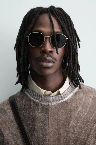 Жаккардовый свитер с абстрактным узором- Заказать в России