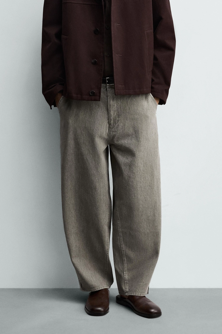 Широкие брюки в стиле баллон balloon