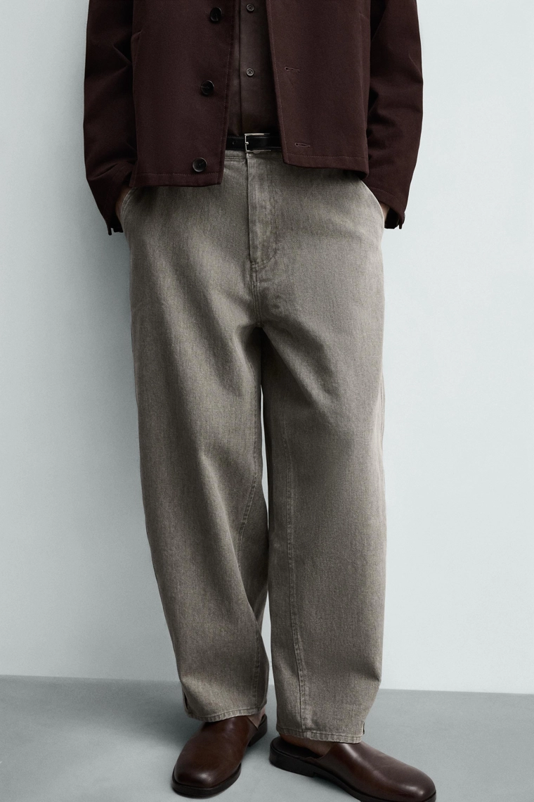 Широкие брюки в стиле баллон balloon