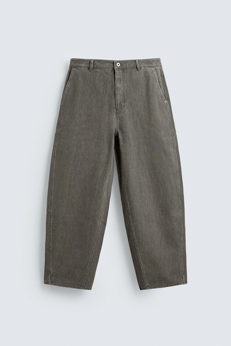 Широкие брюки в стиле баллон balloon