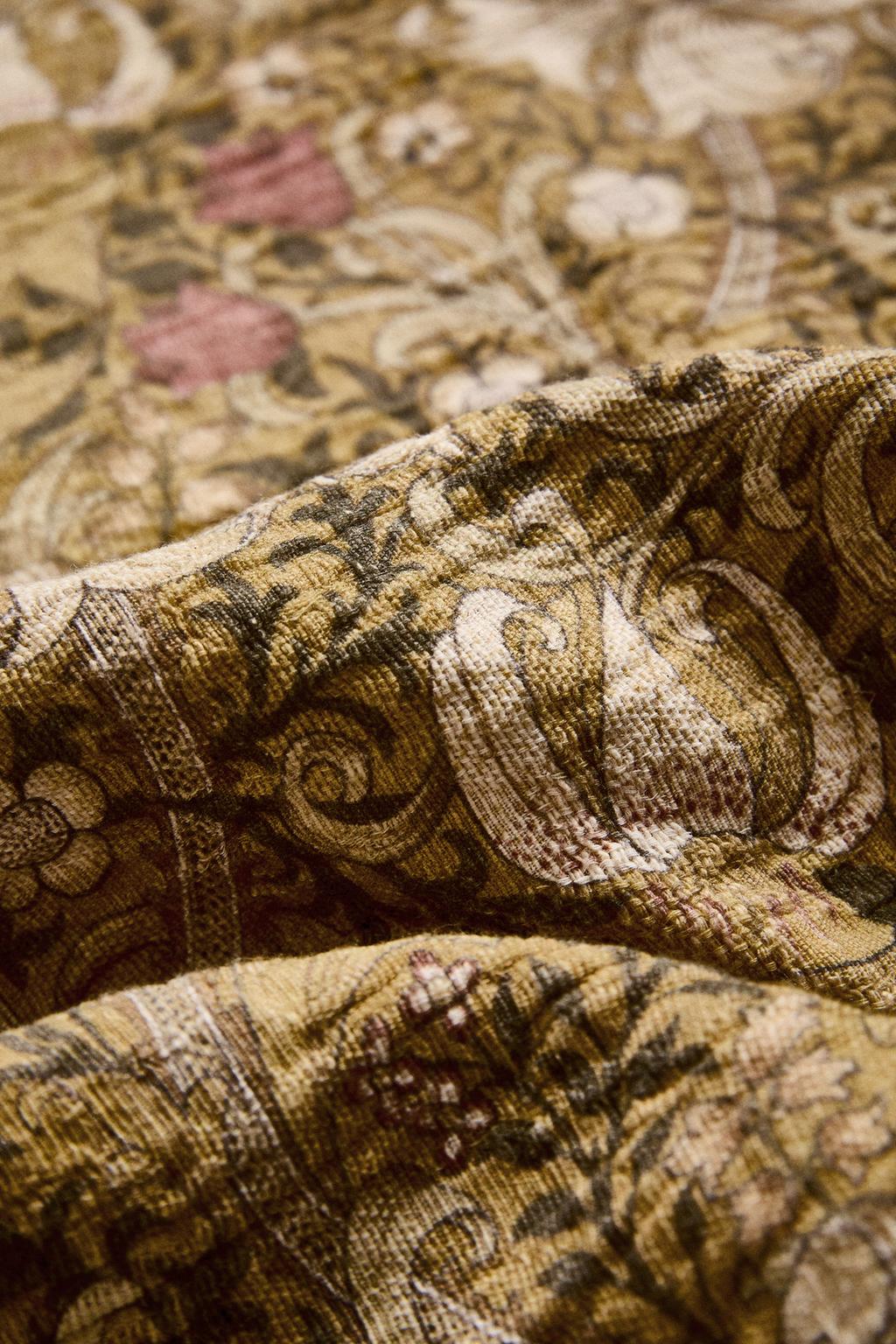 Плед из льна morris & co.