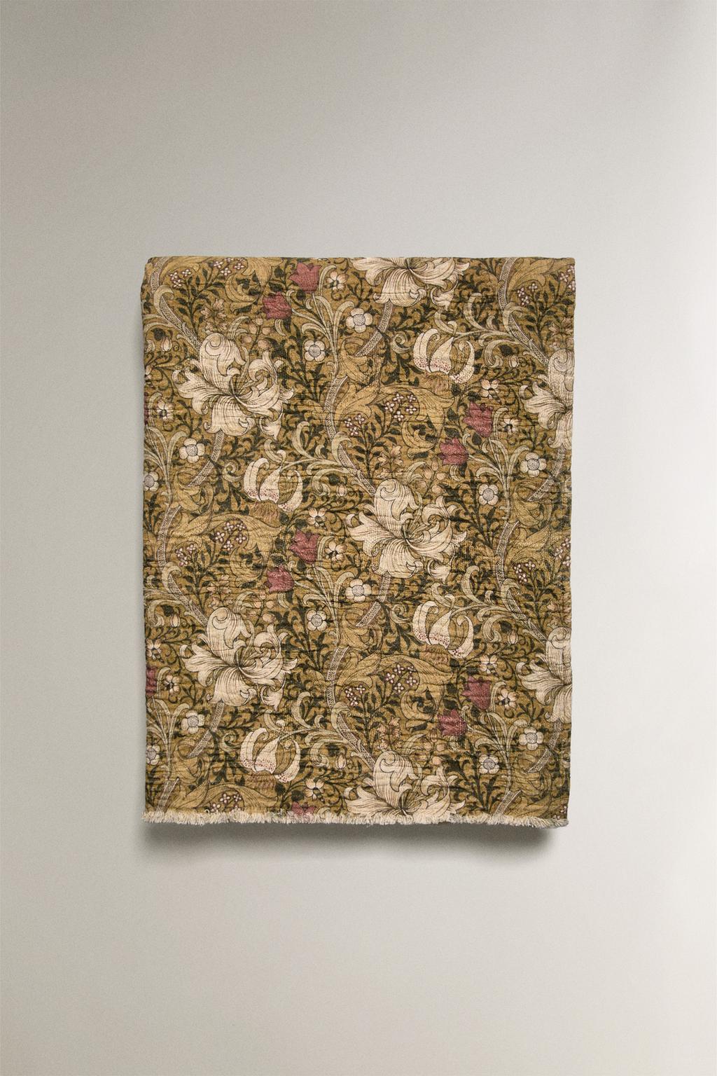 Плед из льна morris & co.