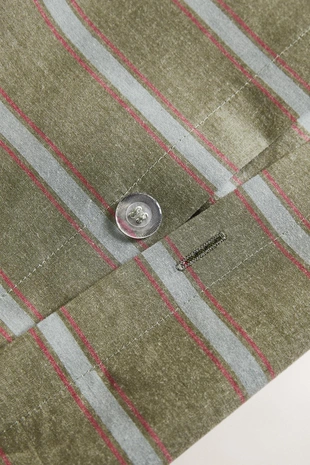 Хлопковое одеяло с полосками- Заказать в России