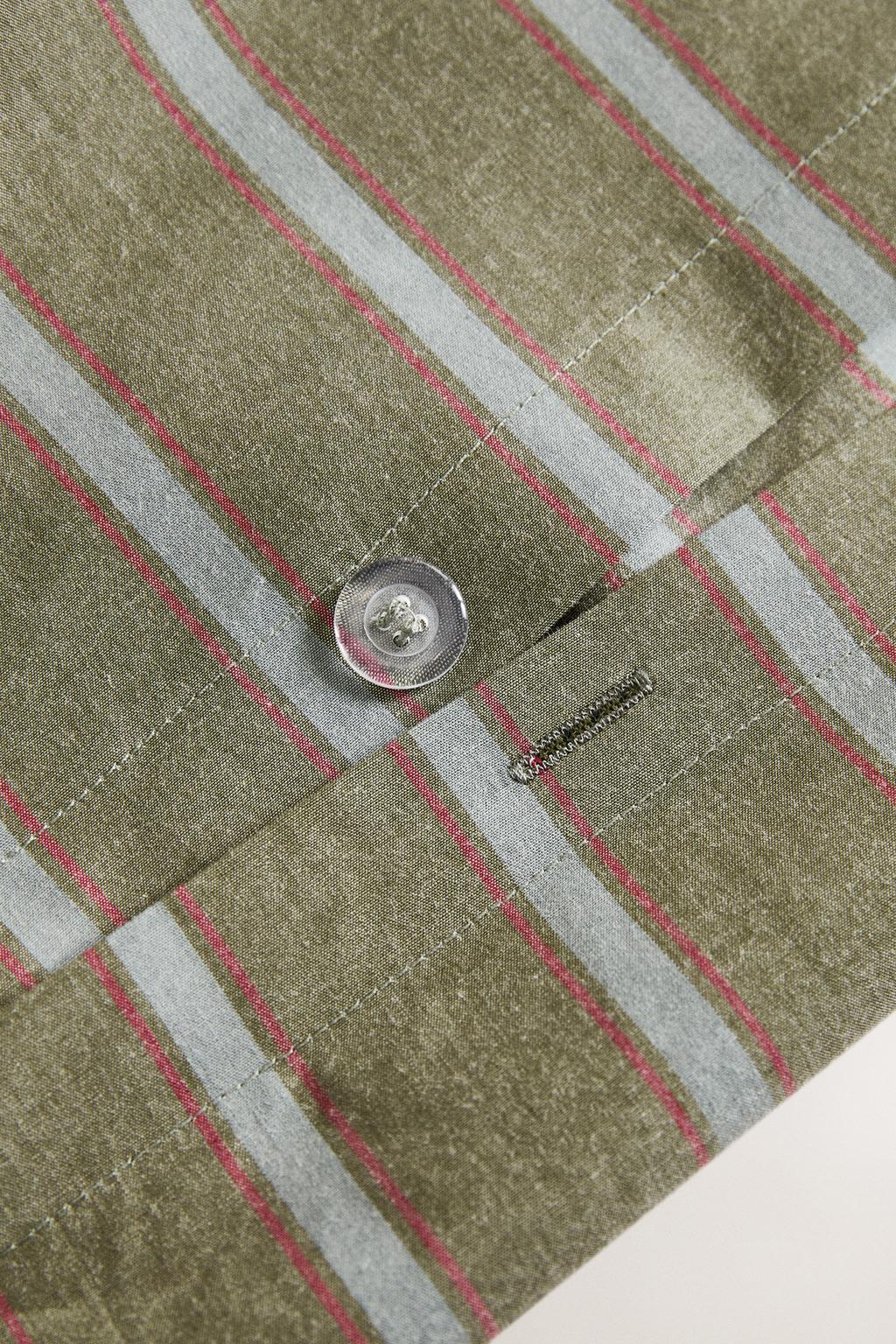 Хлопковое одеяло с полосками