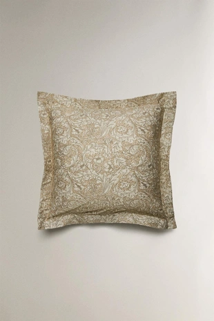 Наволочка из хлопка с принтом цветочных мотивов- Заказать в России