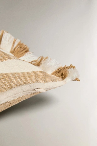 Чехол на подушку в полоску- Заказать в России