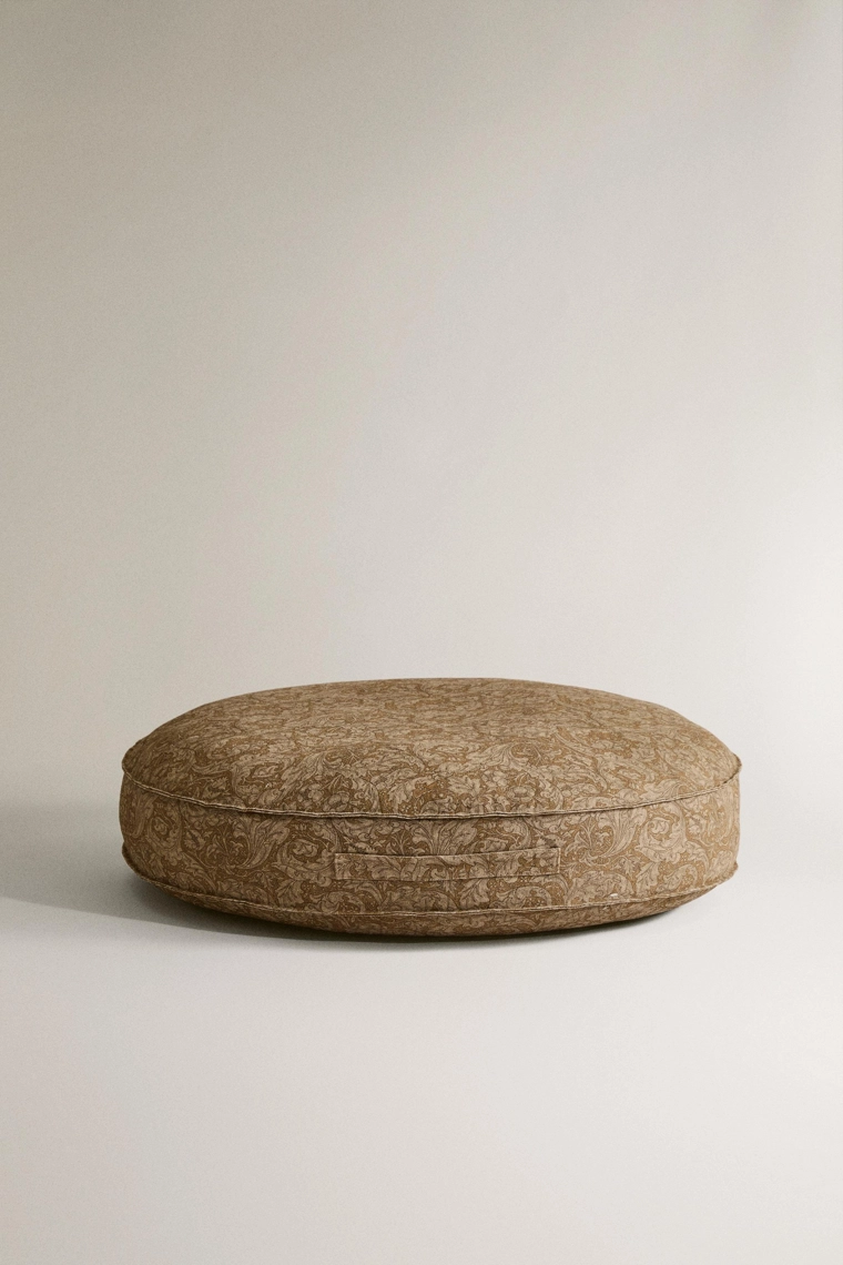 Пуф для домашних животных из конопли и хлопка morris & co.