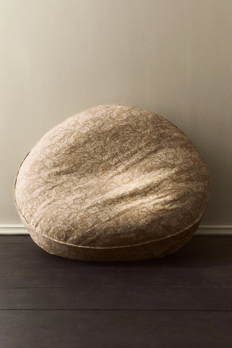 Пуф для домашних животных из конопли и хлопка morris & co.