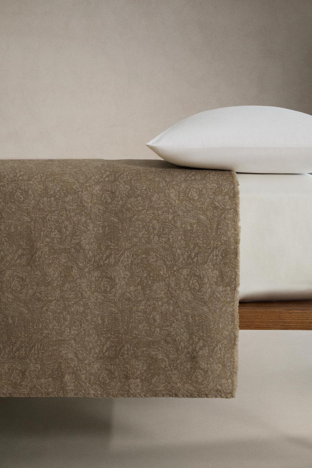 Покрывало из льна morris & co.