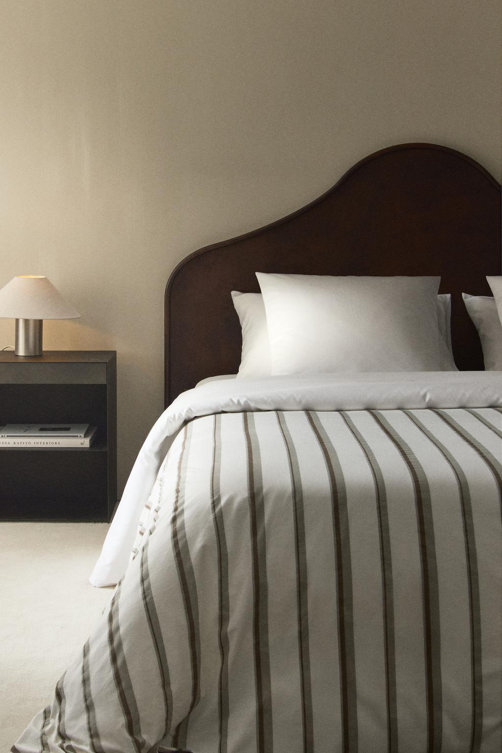 Полосатое покрывало из перкаля (300 нитей)