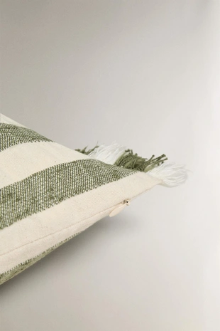 Чехол на подушку в полоску- Заказать в России