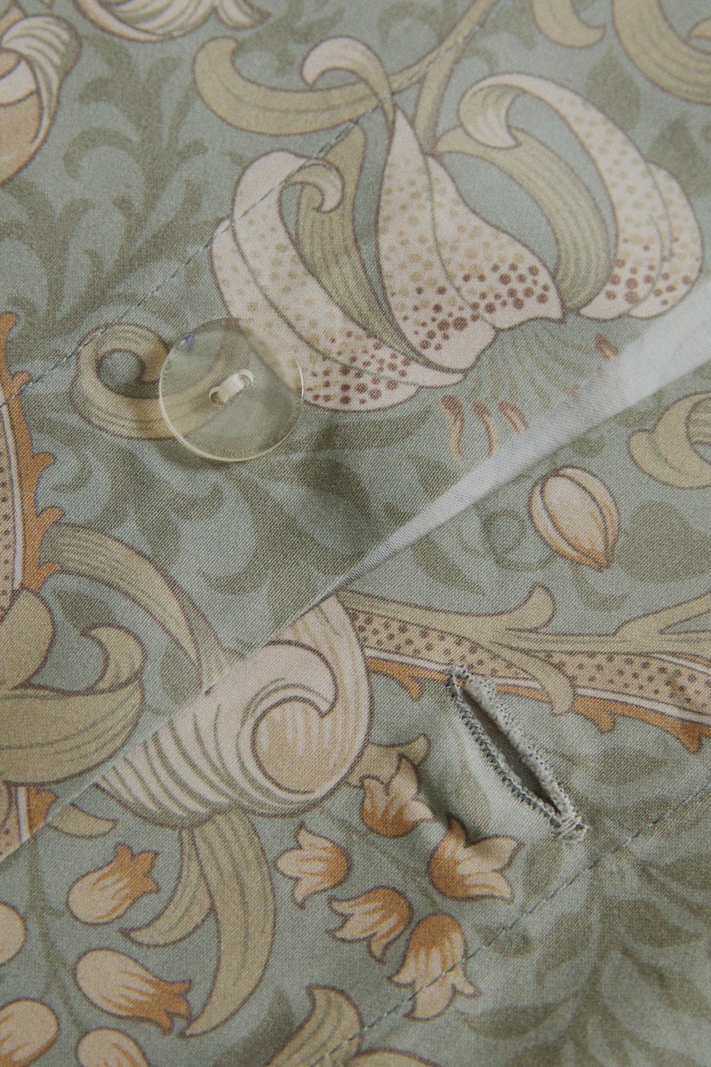 Покрывало из хлопка с сатиновой отделкой morris & co.