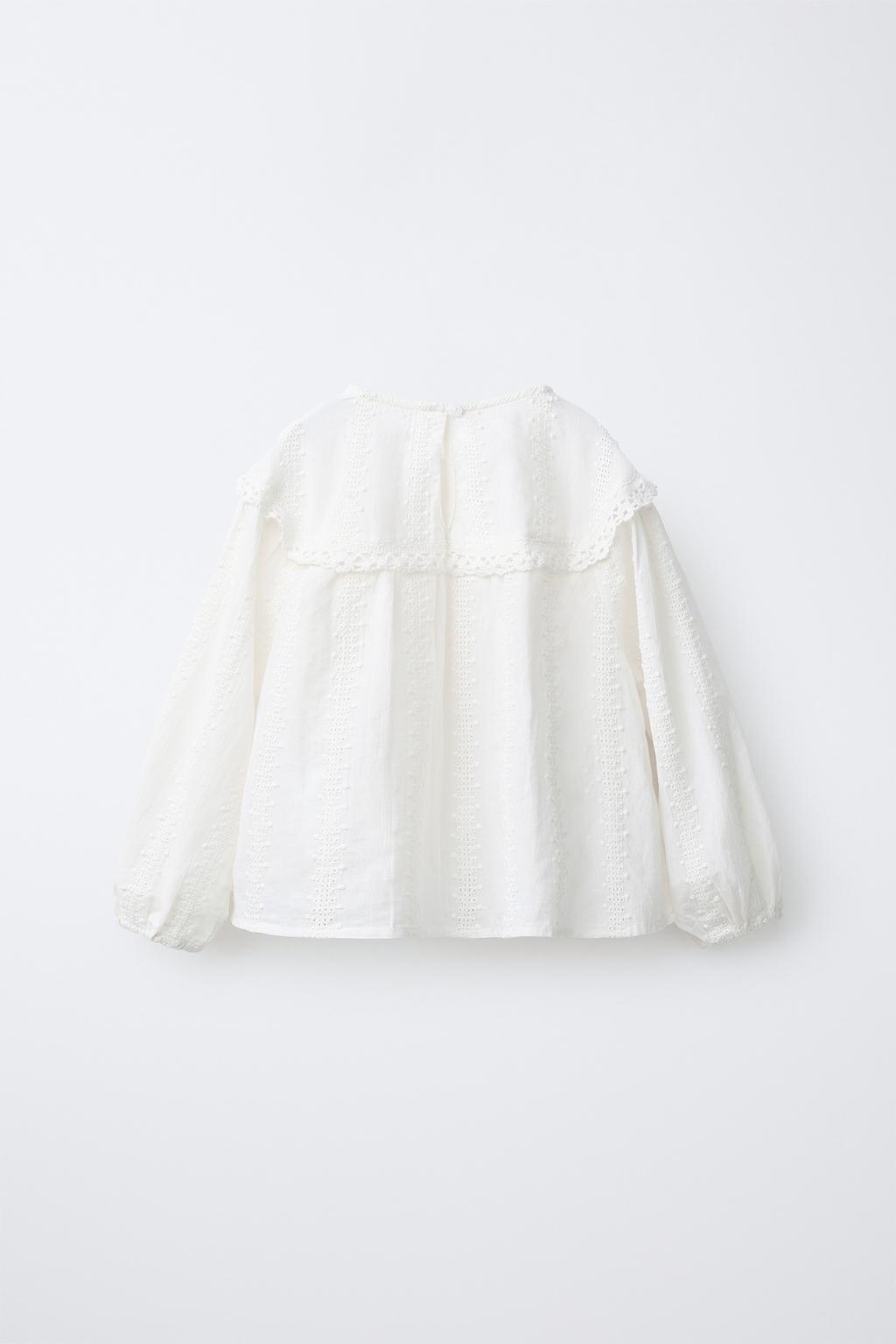 РУБАШКА В РОМАНТИЧЕСКОМ СТИЛЕ С ВЫШИВКОЙ