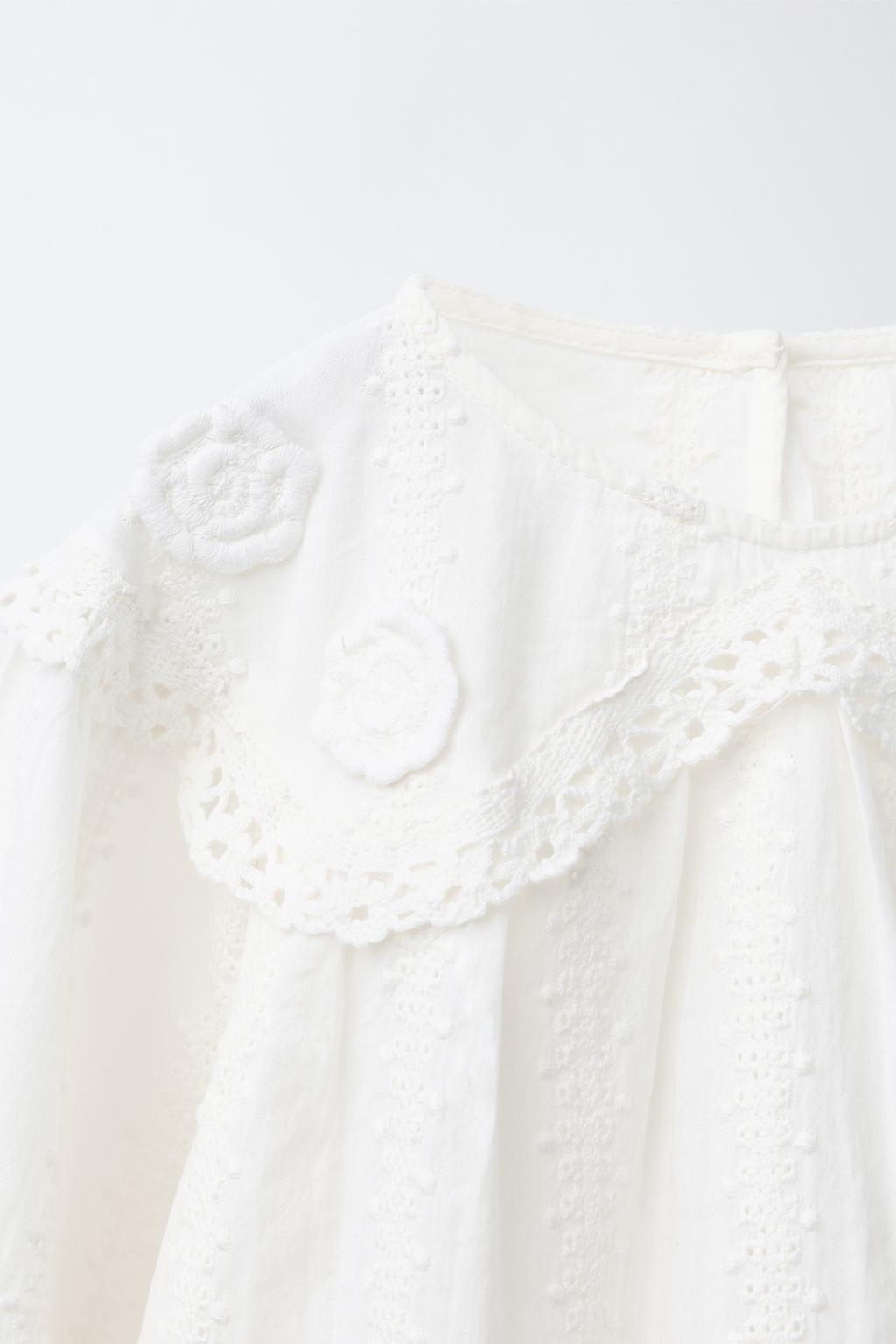 РУБАШКА В РОМАНТИЧЕСКОМ СТИЛЕ С ВЫШИВКОЙ