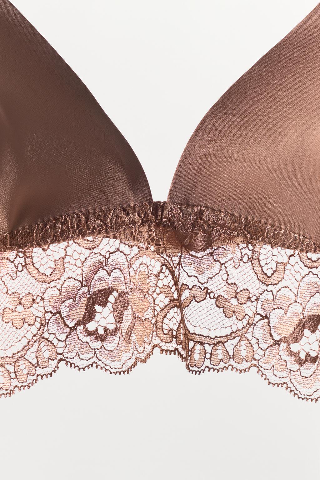 БРАЛЕТТ С ПОЛИАМИДНЫМ КРУЖЕВОМ