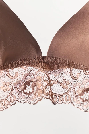 Бралетт с полиамидным кружевом- Заказать в России