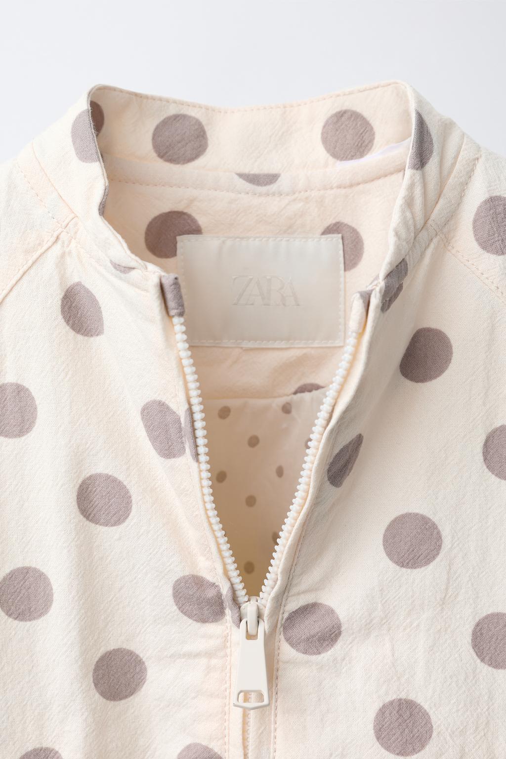 СТЕГАНЫЙ БОМБЕР В ГОРОШЕК