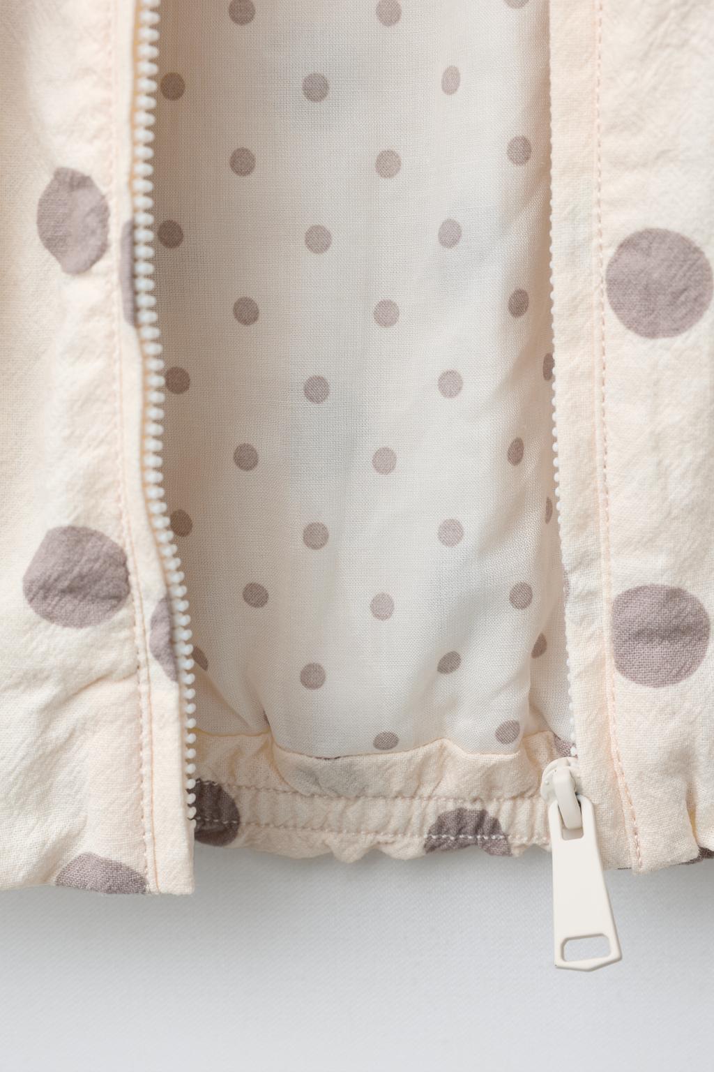 СТЕГАНЫЙ БОМБЕР В ГОРОШЕК