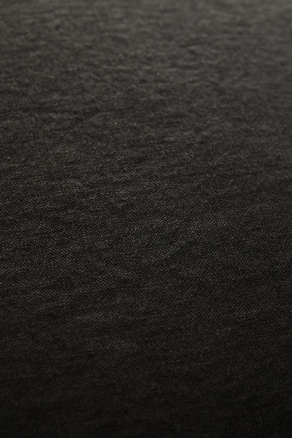 Пуф с съемным чехлом из мятого льна