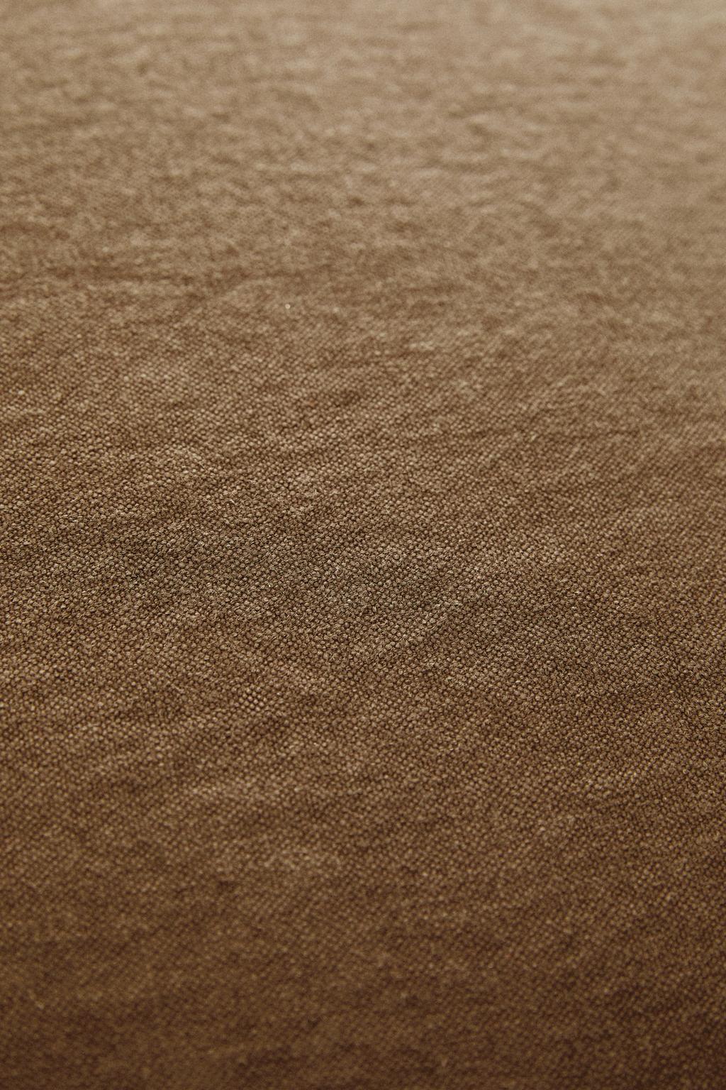 Пуф с съемным чехлом из мягкого льна