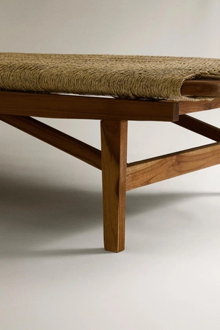 Лежак для улицы из тика- Заказать в России