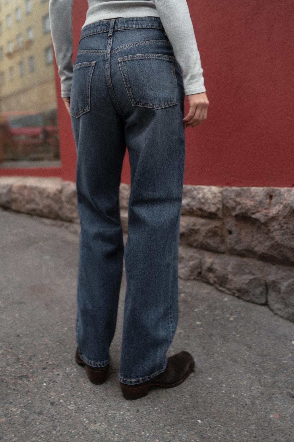 ДЖИНСЫ TRF MOM FIT С ВЫСОКОЙ ПОСАДКОЙ