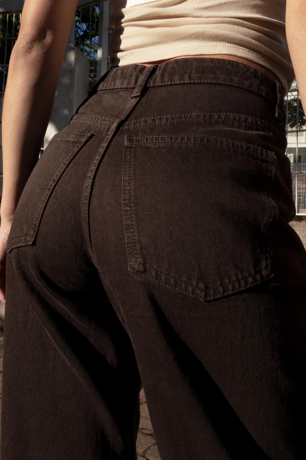 ДЖИНСЫ TRF MOM FIT С ВЫСОКОЙ ПОСАДКОЙ