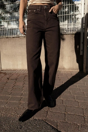 Купить Zara Джинсы TRF MOM FIT с высокой посадкой