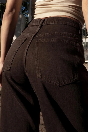 Джинсы TRF MOM FIT с высокой посадкой