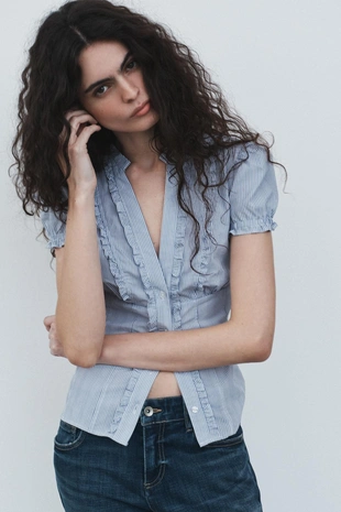 Купить Zara Джинсы TRF BOOTCUT с низкой посадкой