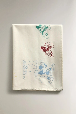 Детский столовый скатерть MICKEY & MINNIE ©DISNEY из хлопка- Заказать в России