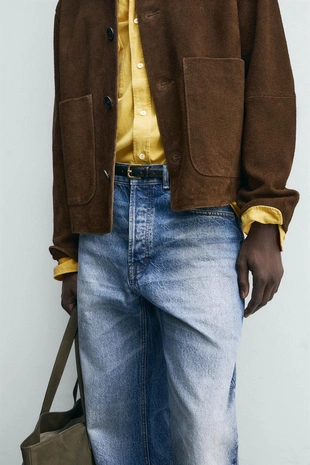 Замшевая куртка- Заказать в России