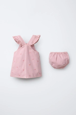 Сарафан из саржи, трусы с сердечками- Заказать в России