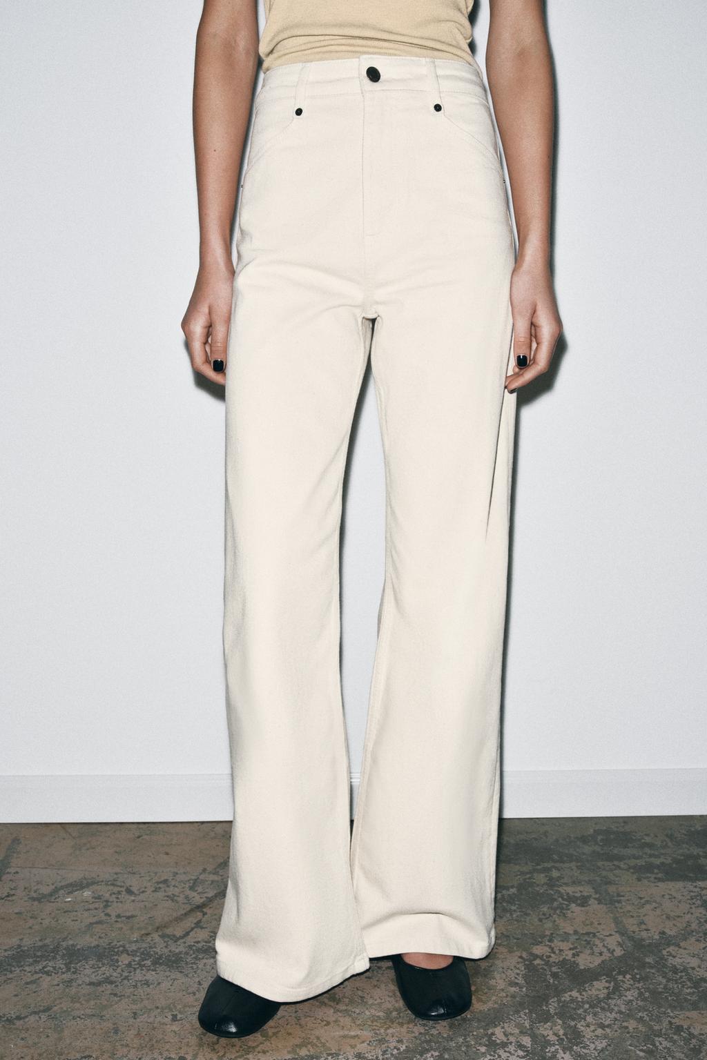 ДЖИНСЫ WIDE LEG С ВЫСОКОЙ ПОСАДКОЙ — ZW COLLECTION