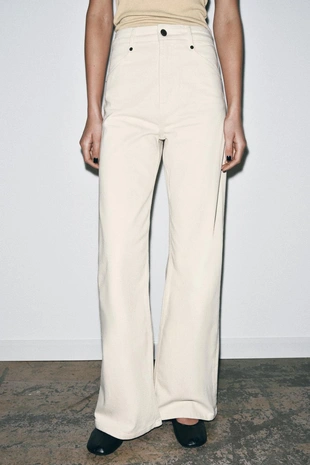 Джинсы WIDE LEG с высокой посадкой — ZW COLLECTION- Заказать в России