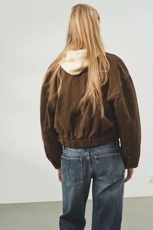 Стеганая куртка-бомбер- Заказать в России