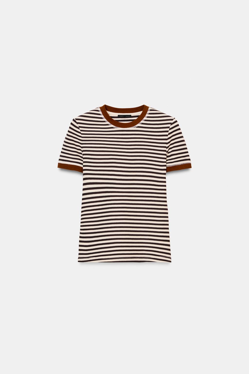 ФУТБОЛКА В ПОЛОСКУ С КОРОТКИМ РУКАВОМ