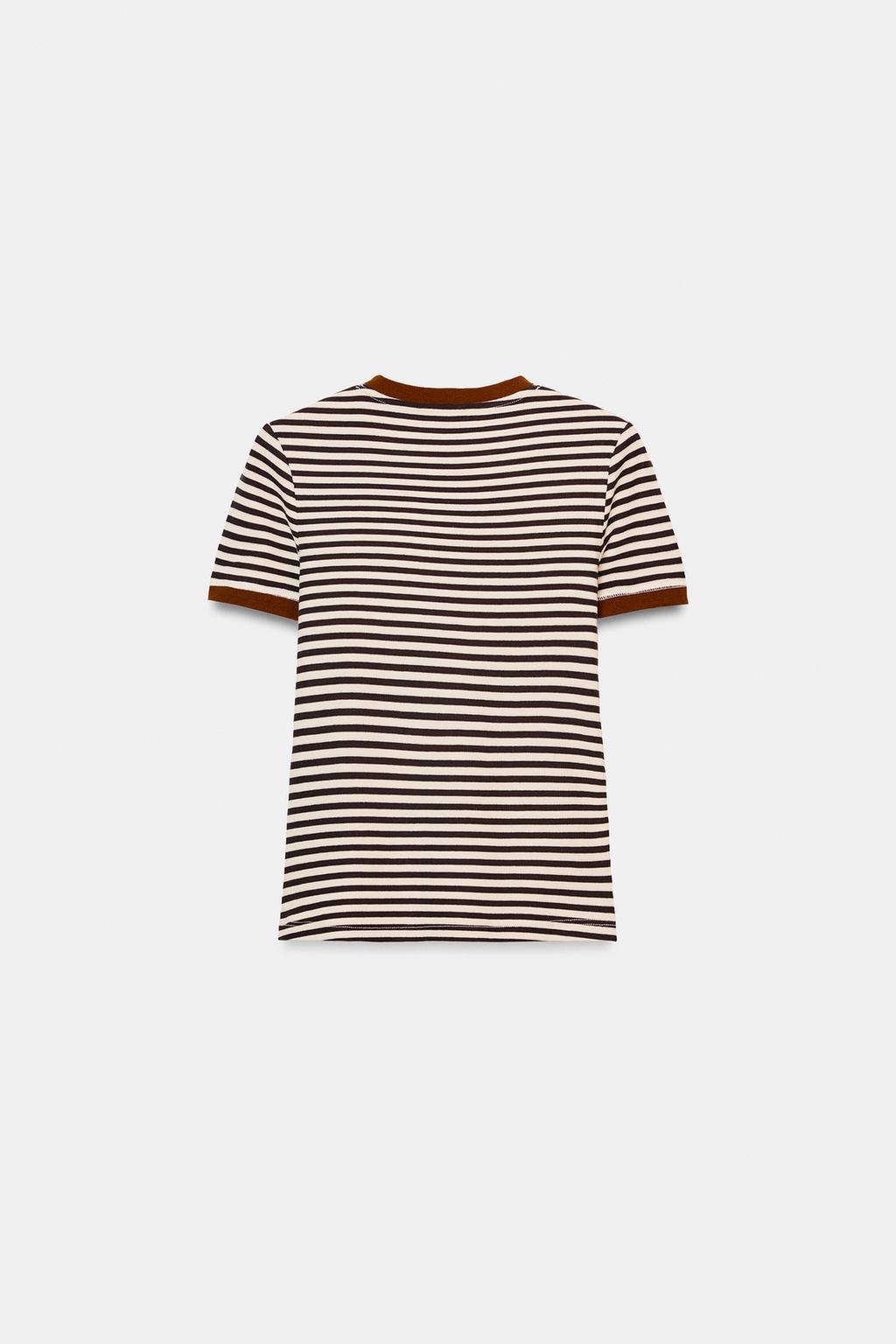 ФУТБОЛКА В ПОЛОСКУ С КОРОТКИМ РУКАВОМ