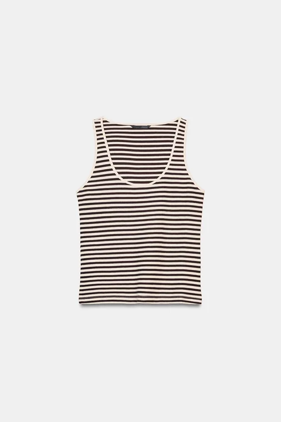 ТОП В ПОЛОСКУ БЕЗ РУКАВОВ