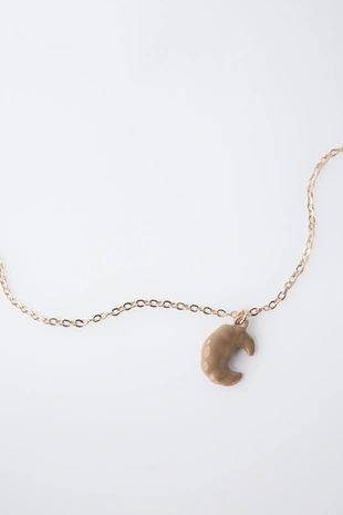 Набор из двух цепочек с подвеской «круассан»- Заказать в России