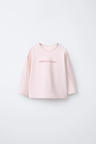 Набор из трех футболок с сердцами и вышитым текстом- Заказать в России