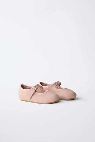 Купить Zara Балетки из натуральной кожи BAREFOOT
