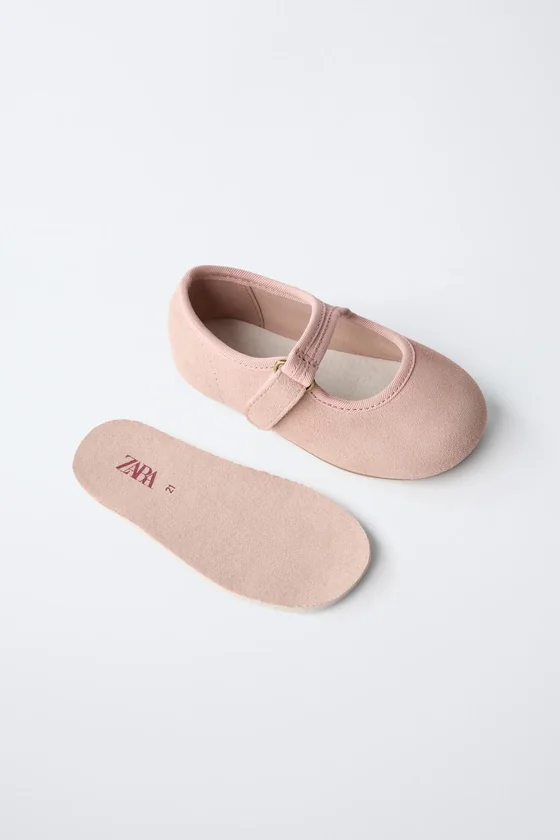 Балетки из натуральной кожи barefoot